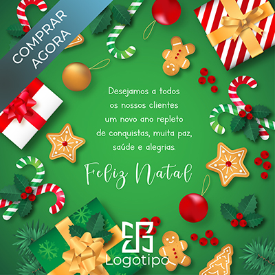 Envie o seu Cartão de Natal e Cartão de Ano Novo por R$ 50,00